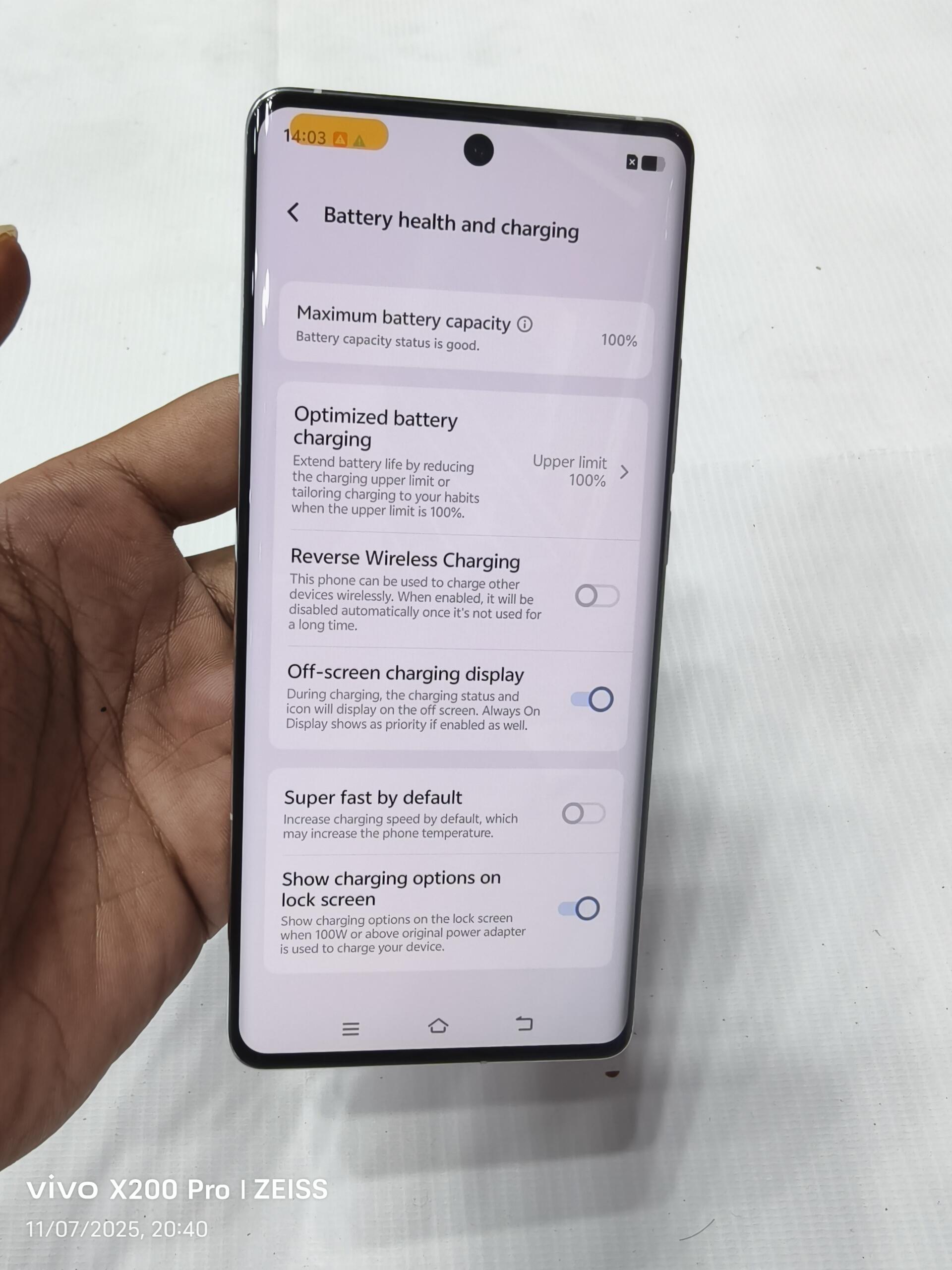 format: 0; filter: 0; fileterIntensity: 0.0; filterMask: 0; captureOrientation: 90;
runfunc: 0; algolist: 0;
multi-frame: 1;
brp_mask:0;
brp_del_th:0.0000,0.0000;
brp_del_sen:0.0000,0.0000;
motionR: 0;
delta:1;
bokeh:1;
module: photo;hw-remosaic: false;touch: (-1.0, -1.0);sceneMode: 2621440;cct_value: 0;AI_Scene: (12, 2);aec_lux: 211.0;aec_lux_index: 0;albedo: ;confidence: ;motionLevel: 1;weatherinfo: weather?Sunny, icon:0, weatherInfo:100;temperature: 38;